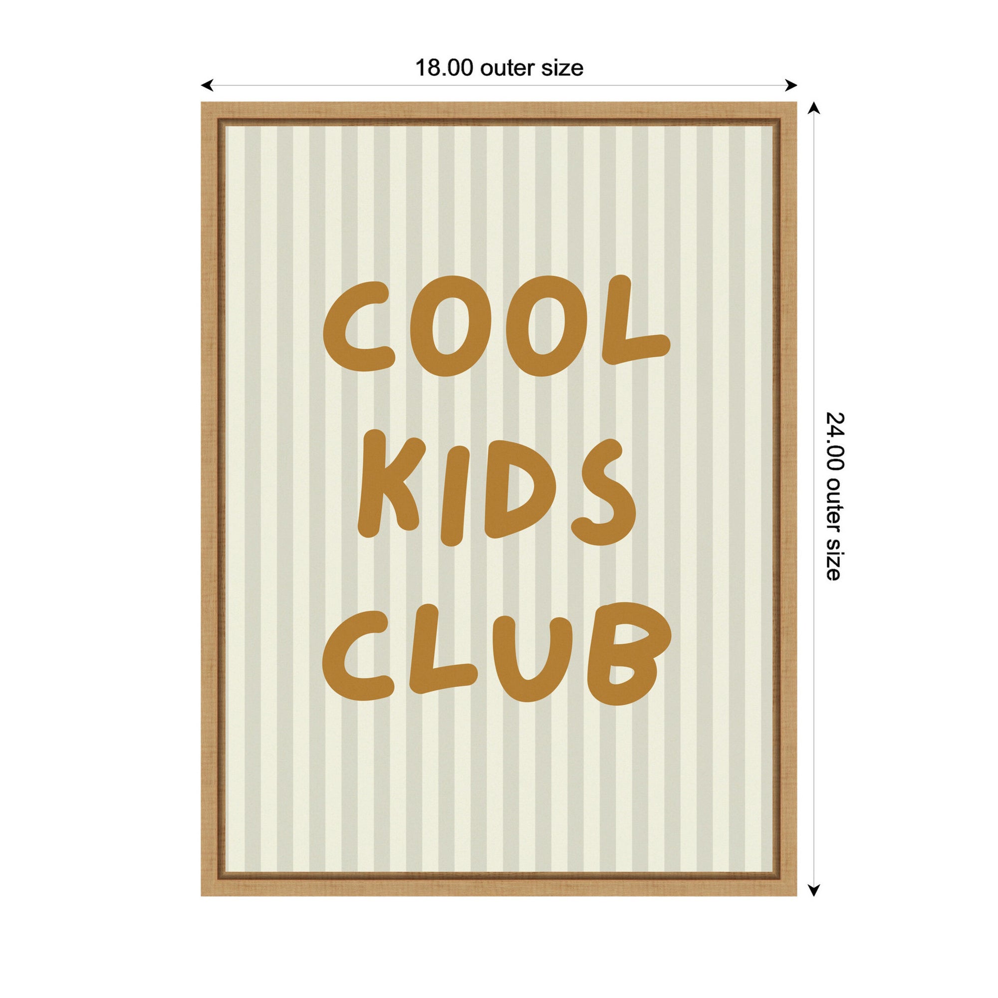 Cool Kids Club by Laura Moss Framed Canvas Wall Art Print