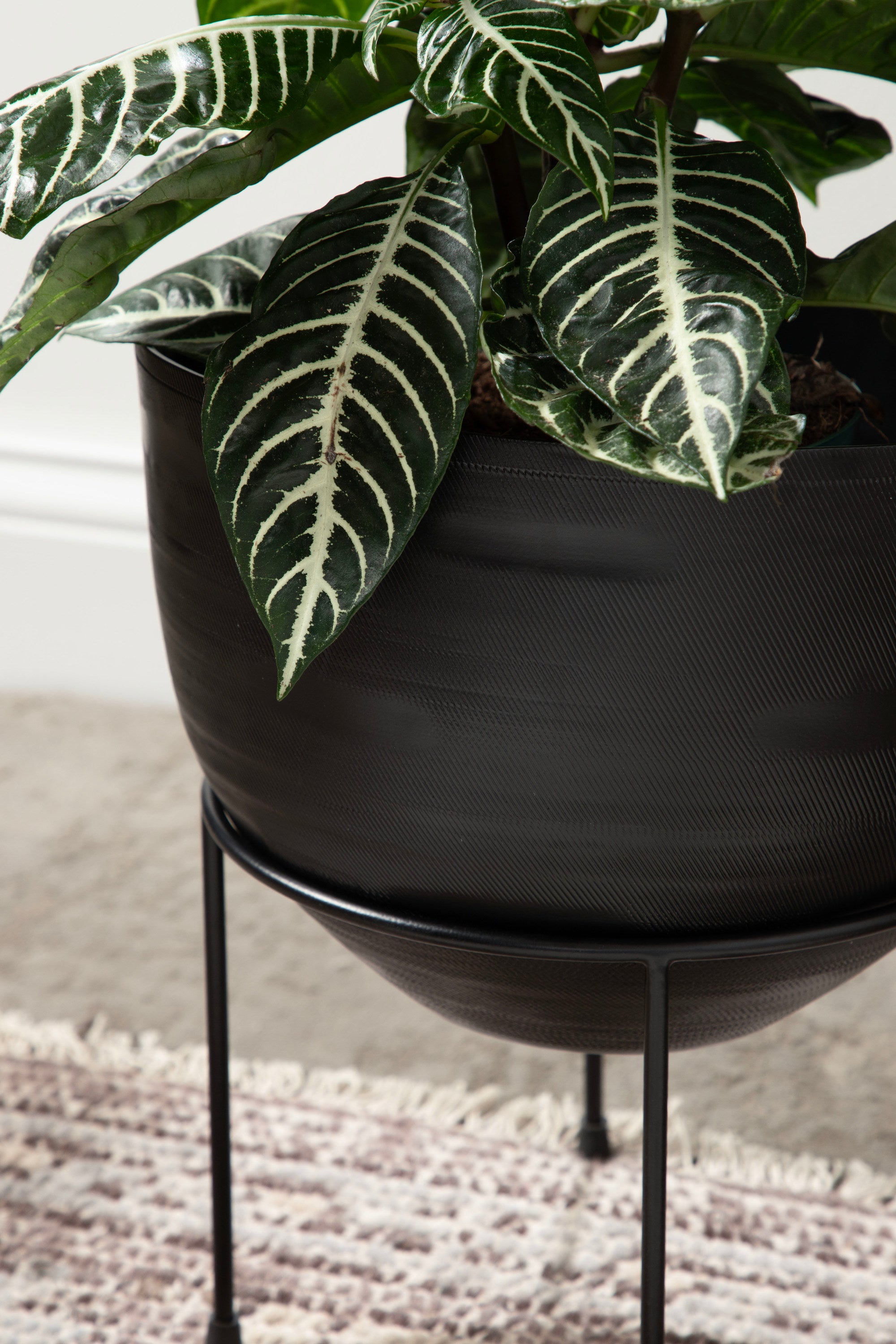 Freestanding Planter Black 2 Piece 7