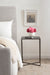 Side Table Black Pewter 16x8x24 5