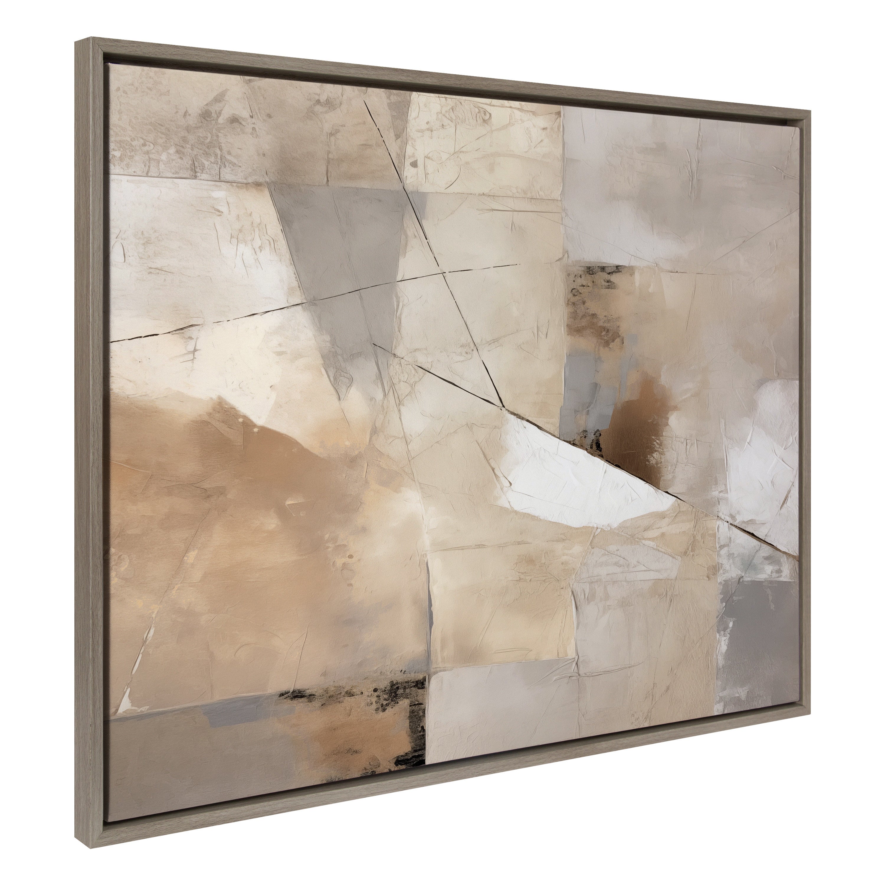 Framed Canvas 31.5x41.5 Sylvie Graywash 1
