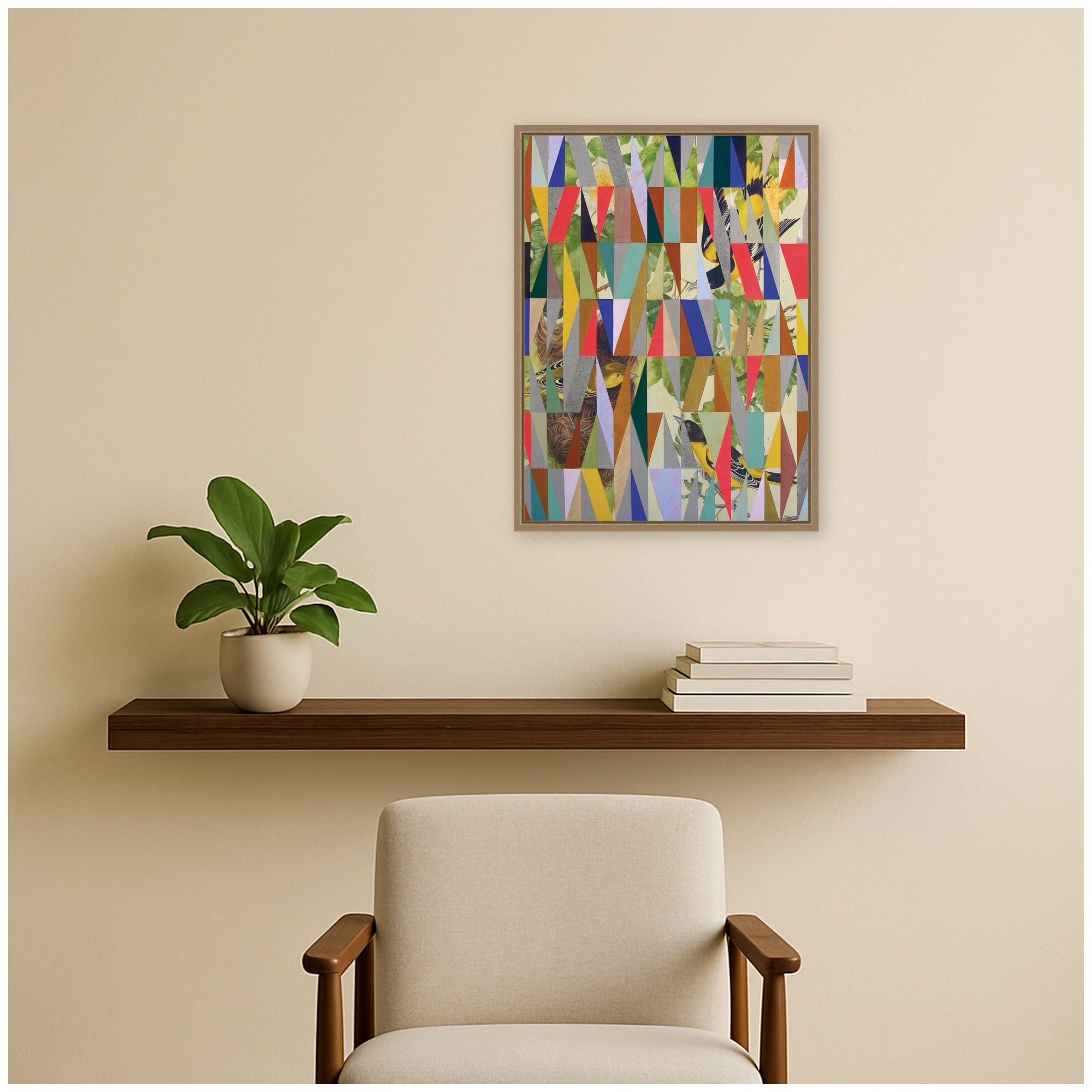 Framed Canvas 18x24 Sylvie Dark Gold 5