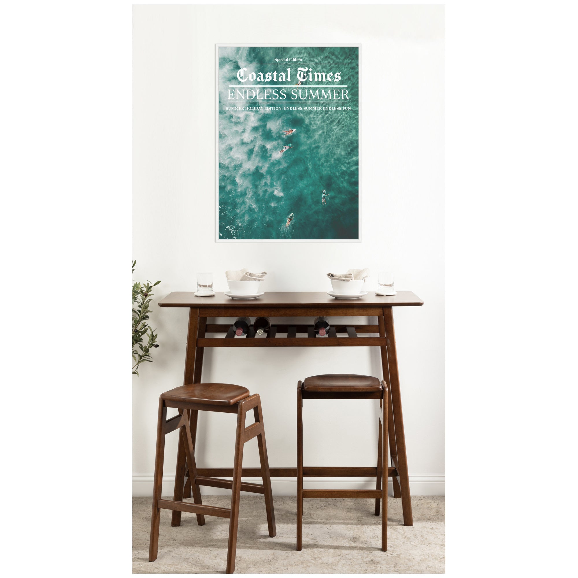 Endless Summer by Megan Ryan Framed Canvas Wall Art Print