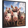 Funny Pig Selfie by The Creative Bunch Studio