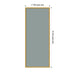 Pinboard Paige White Gold 17x41 2