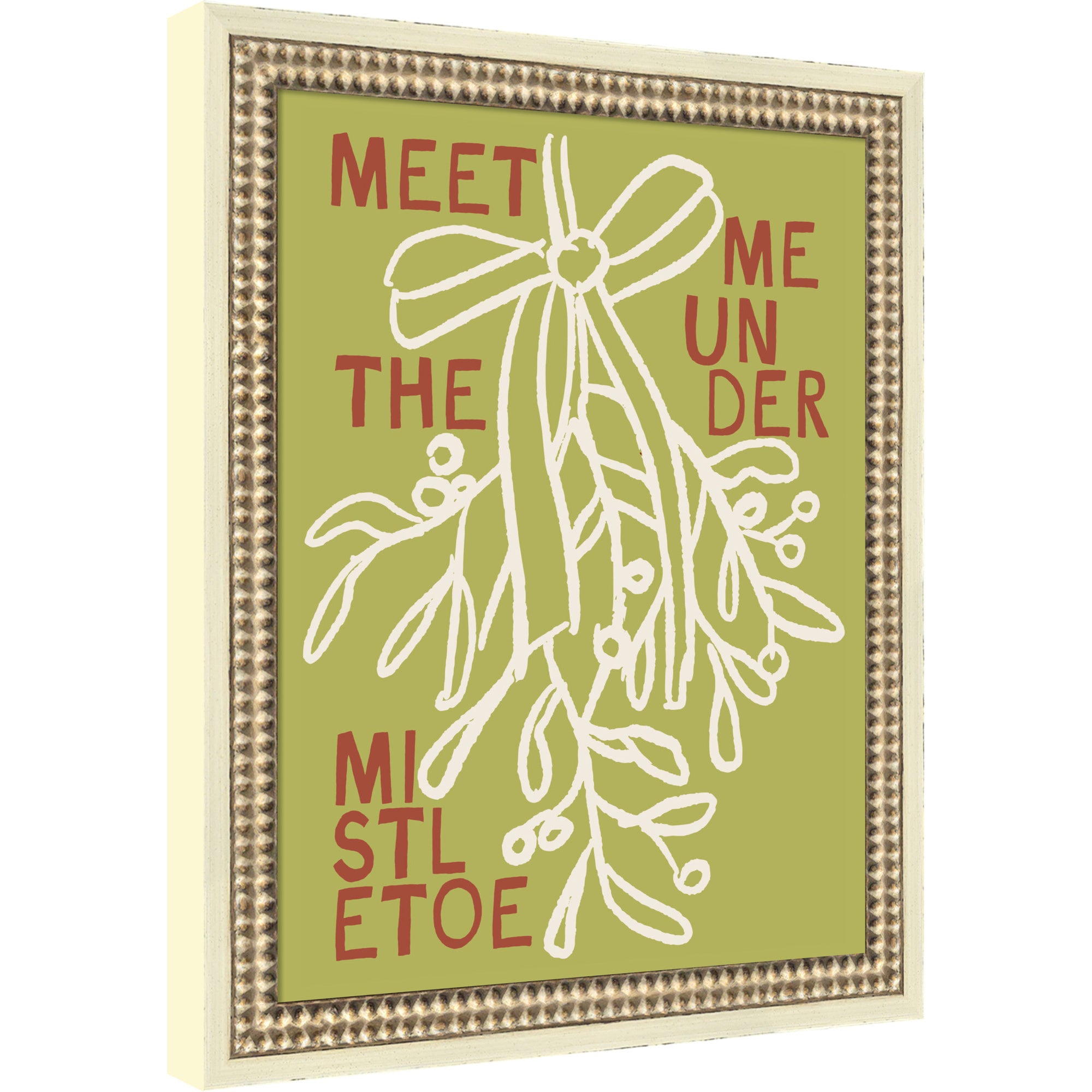Mounted Canvas Castellan Distressed White 13x16 1