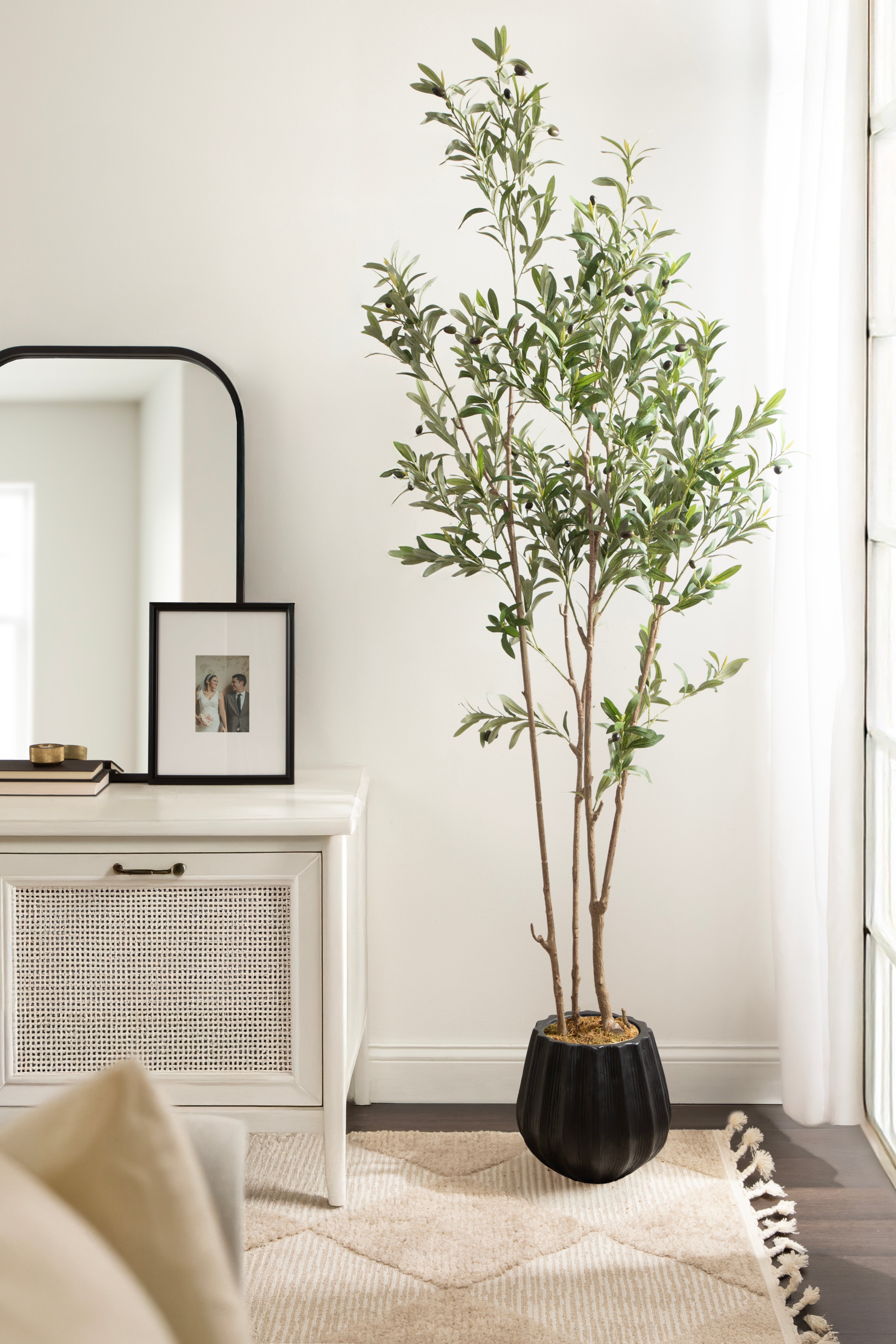 Faux Tree 7' Black 8