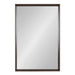 Rectangle Mirror Brown 24x36 5