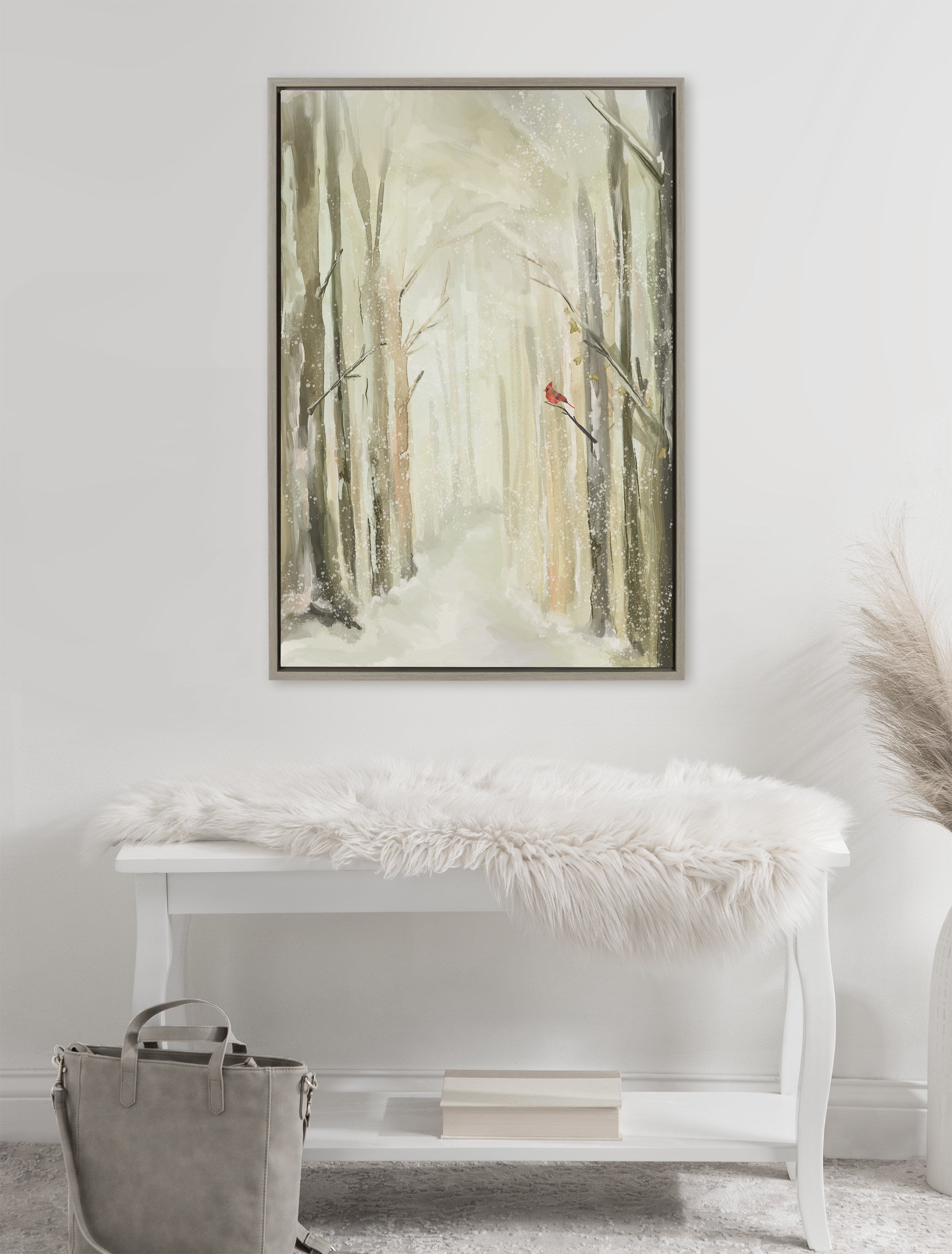 Framed Canvas 23x33 Sylvie Graywash 6