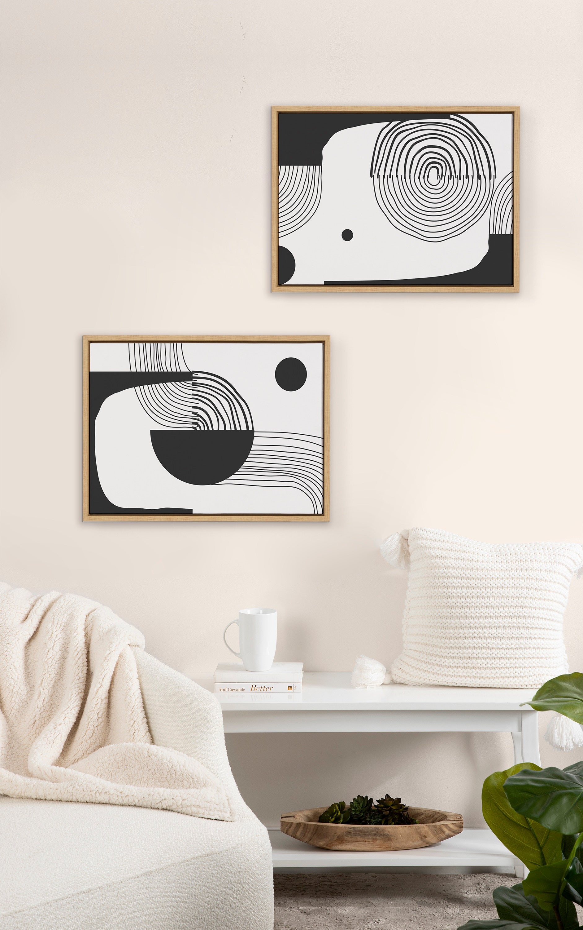 Art Set 2 Piece Set 18x24 Sylvie Natural 5