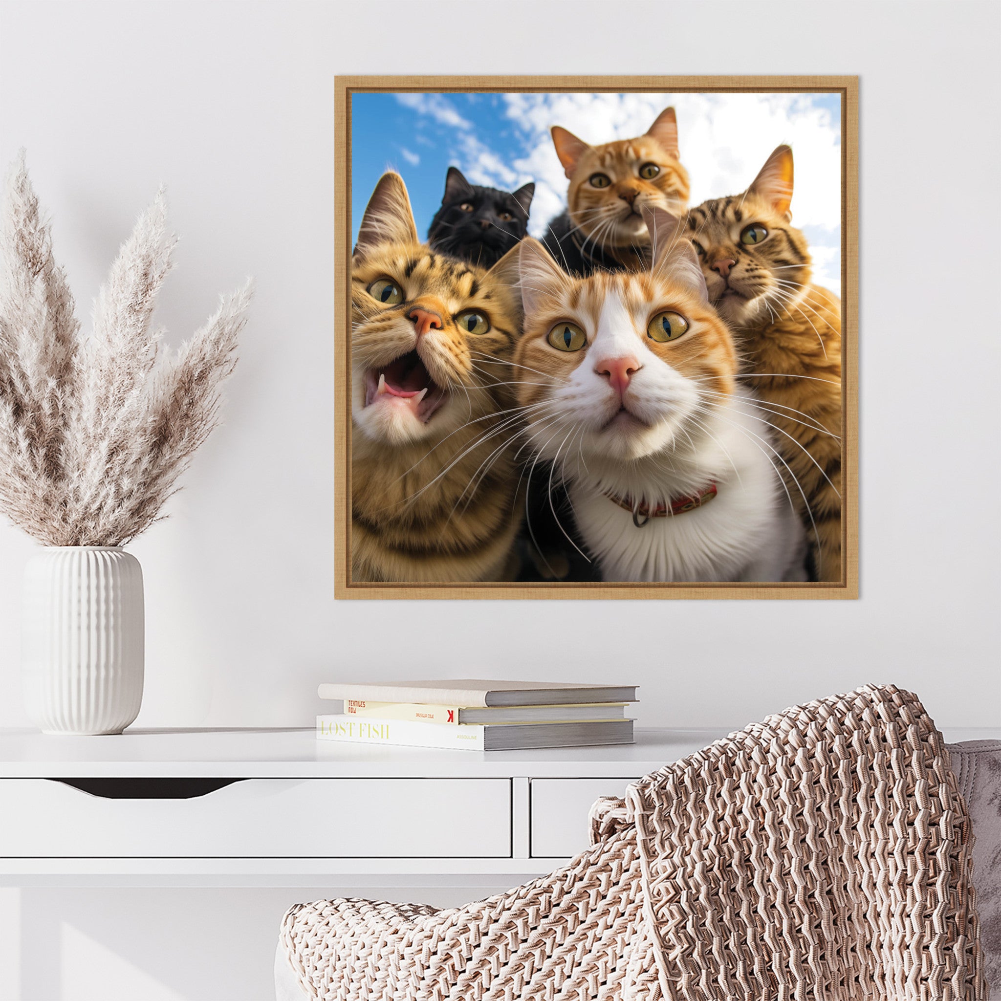 Funny Cat Selfie by The Creative Bunch Studio