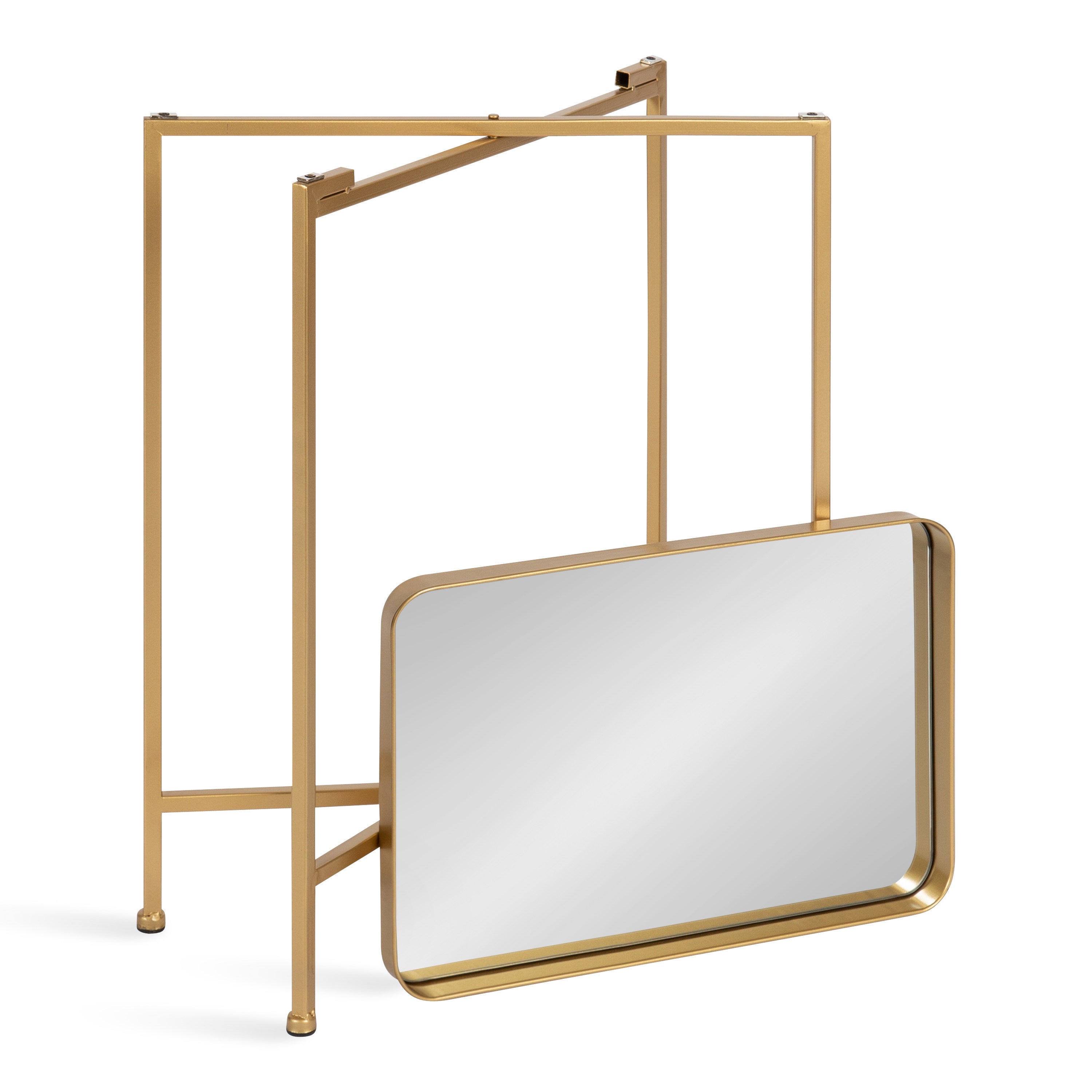 Side Table Gold 18x12x26 4