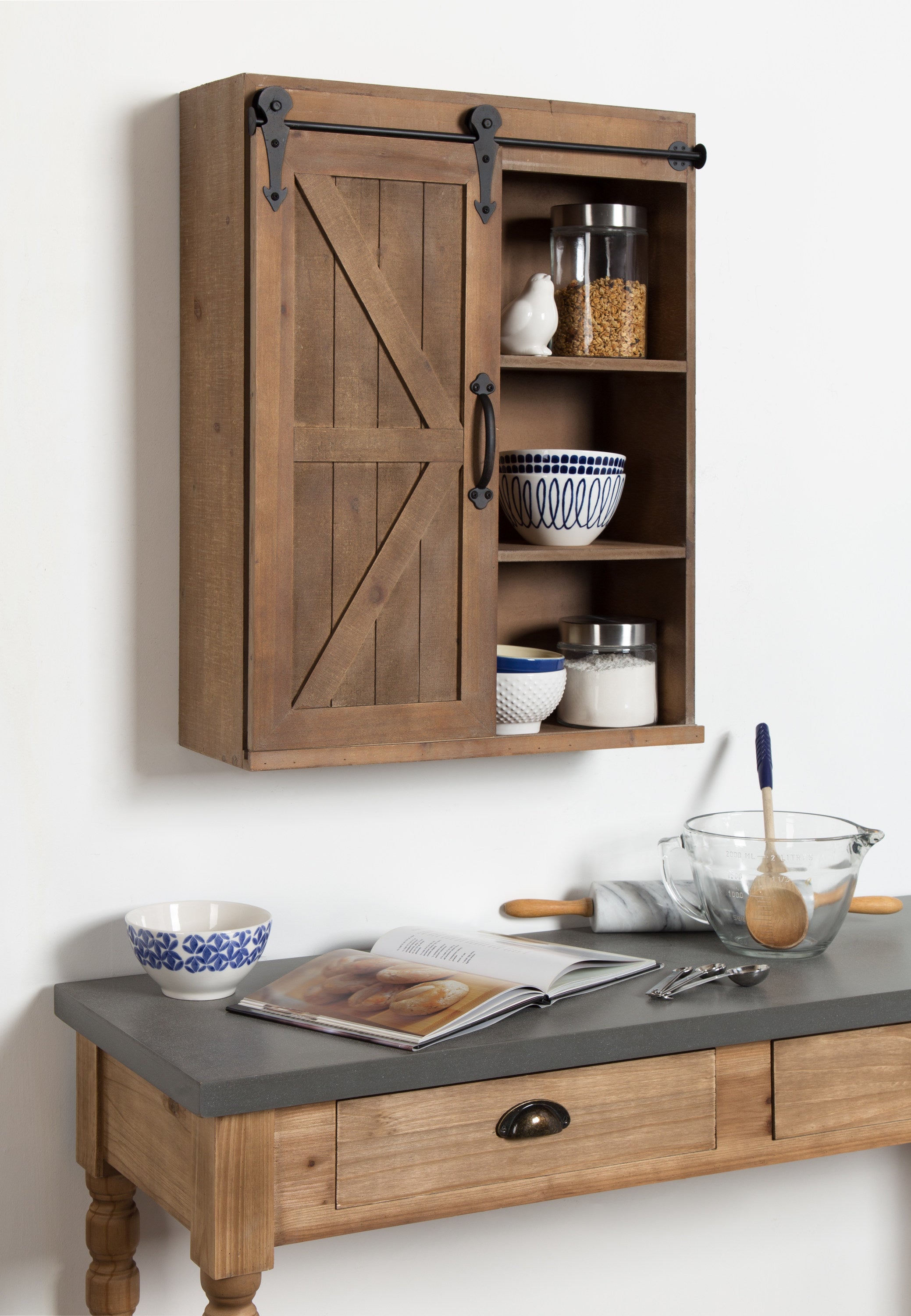 Cabinet Rustic Brown 22x28 7