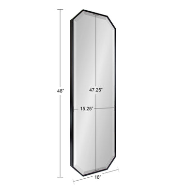 Full Length Mirror Black 16x48 2