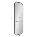 Full Length Mirror Black 16x48 2