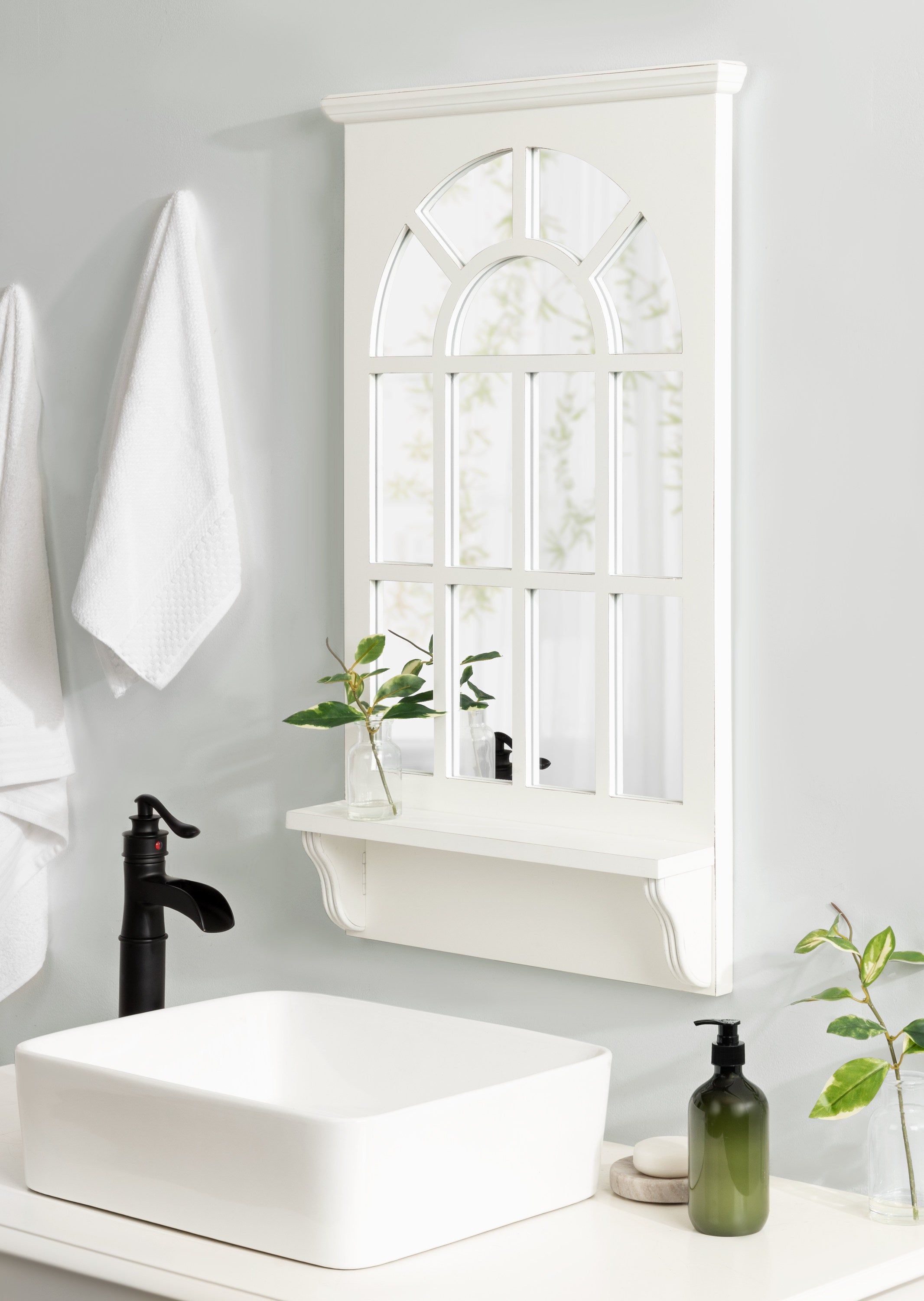 Functional Mirror White 21x36 7