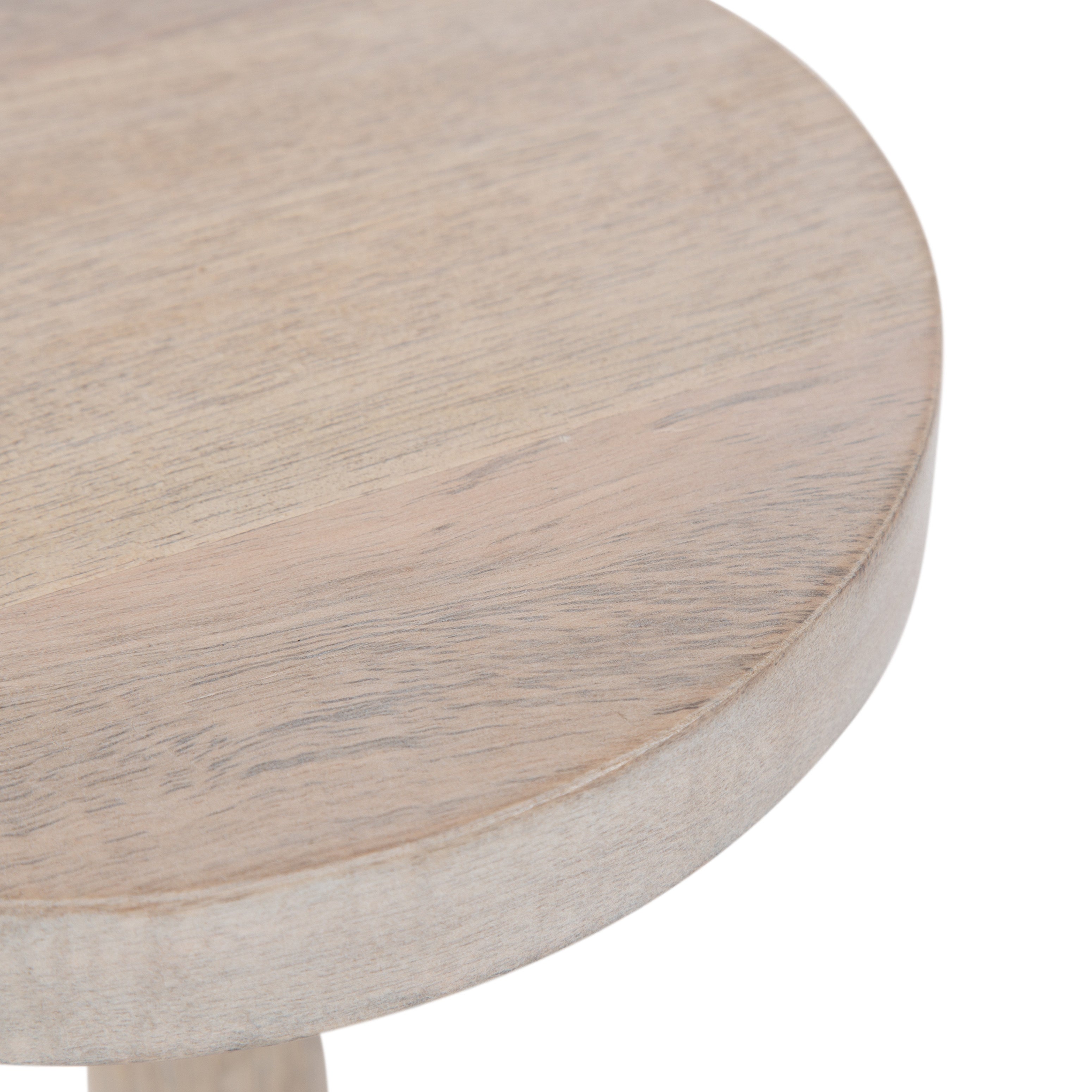 Side Table Whitewash 8x8x23 6