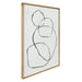 Framed Canvas Sylvie Bright Gold 28x38 2