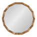 Round Mirror Rustic Brown 26x26 5