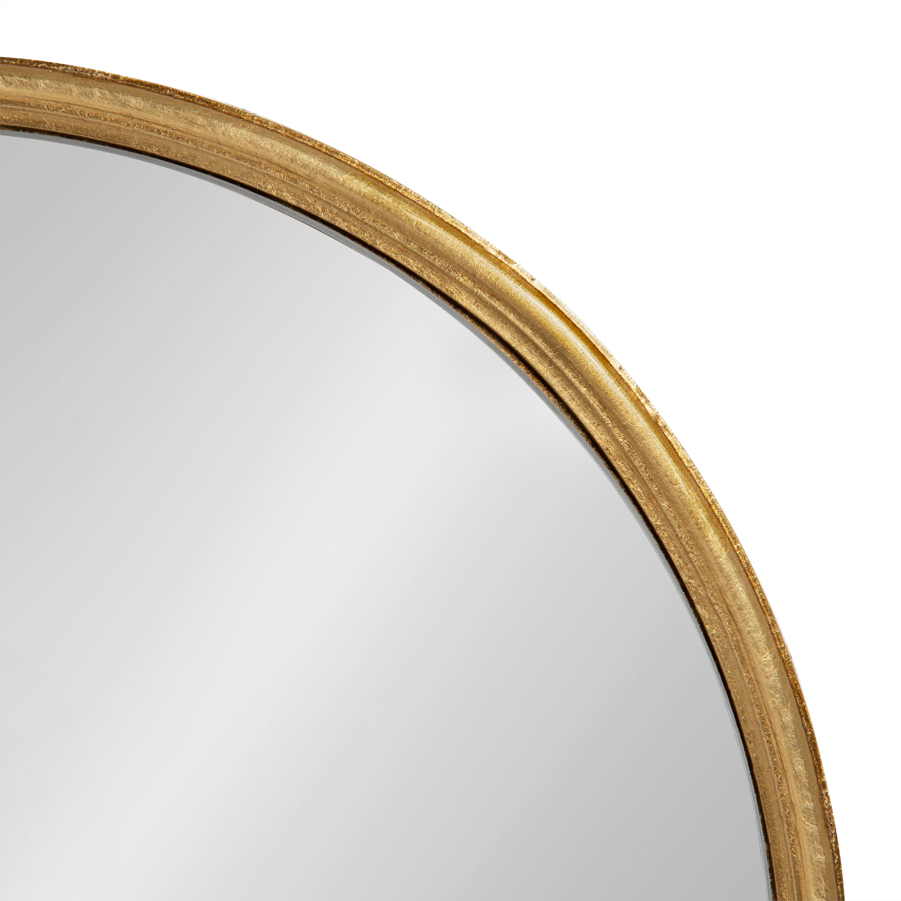 Round Mirror Gold 30" Diameter 3