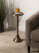Drink Table Bronze 9x9x23 6