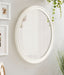 Oval White 24x30 8