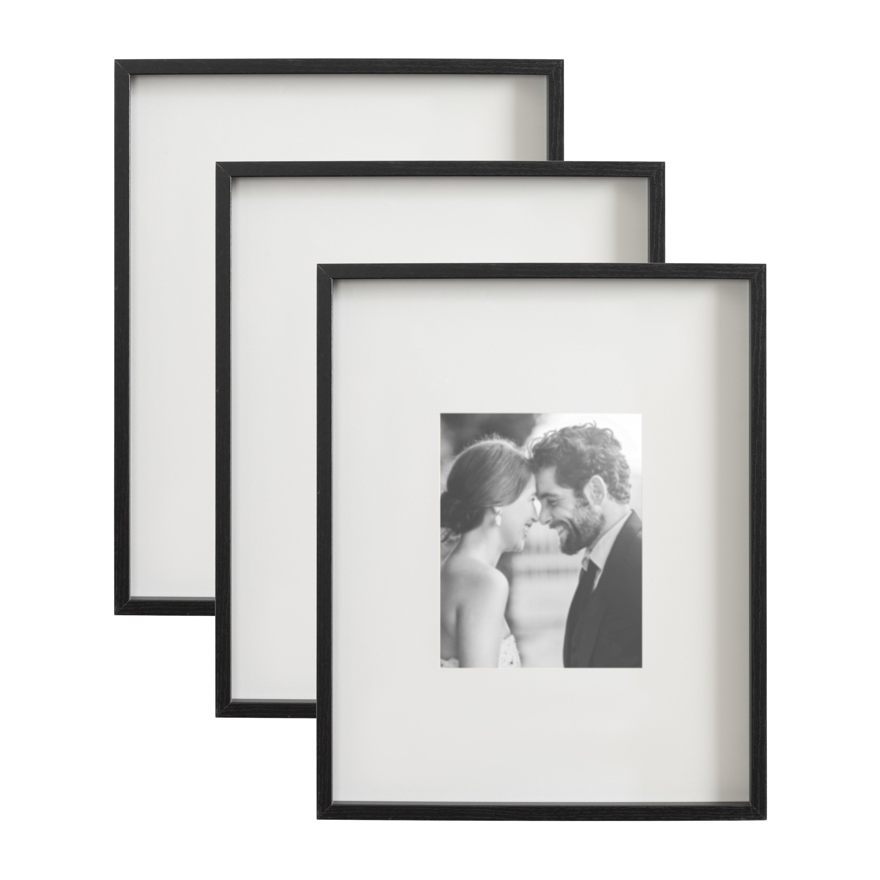 Wall Frame 16x20 matted to 8x10 Black 1
