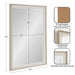 Rectangle Mirror Natural 24x36 2