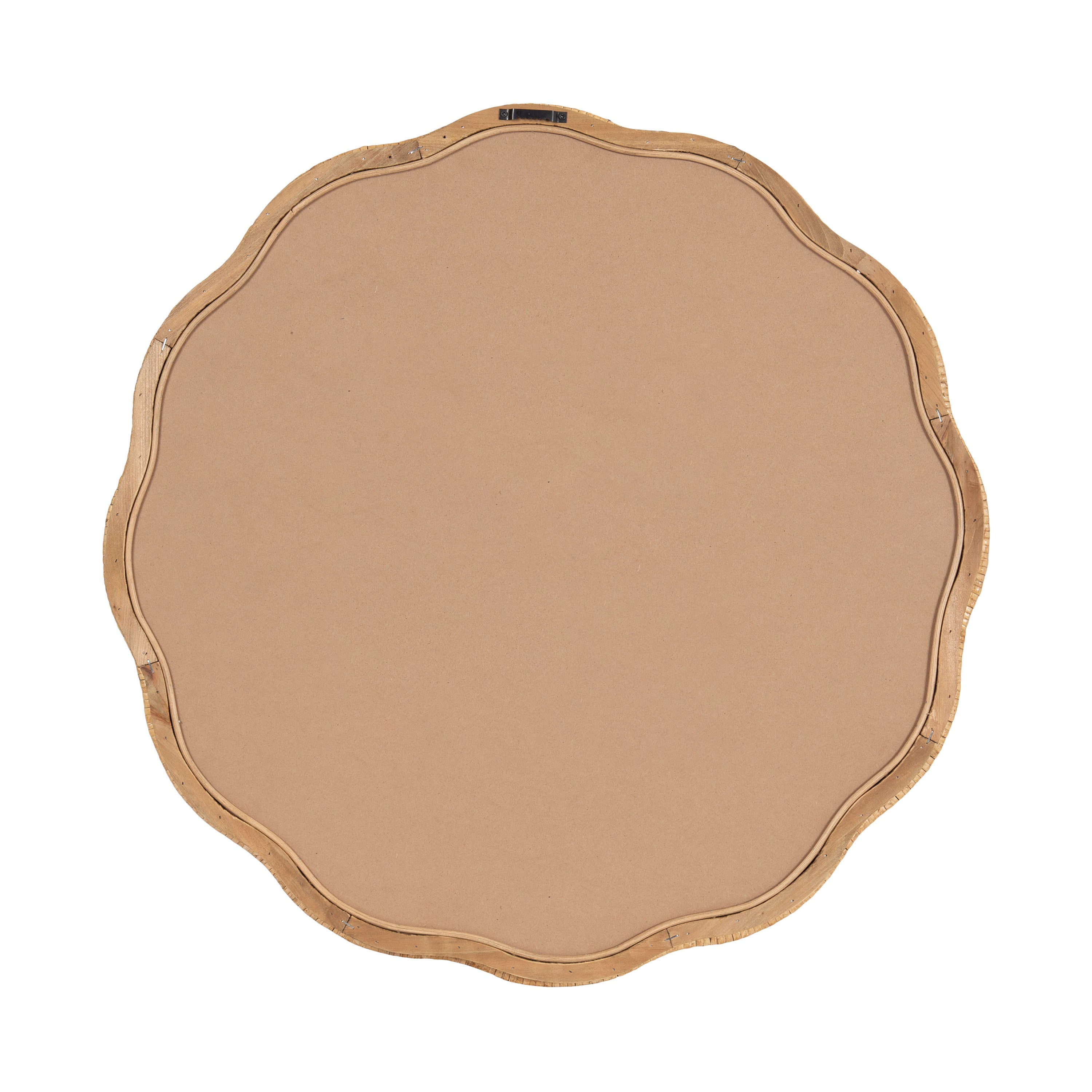 Scallop Mirror 26x26 Natural 4