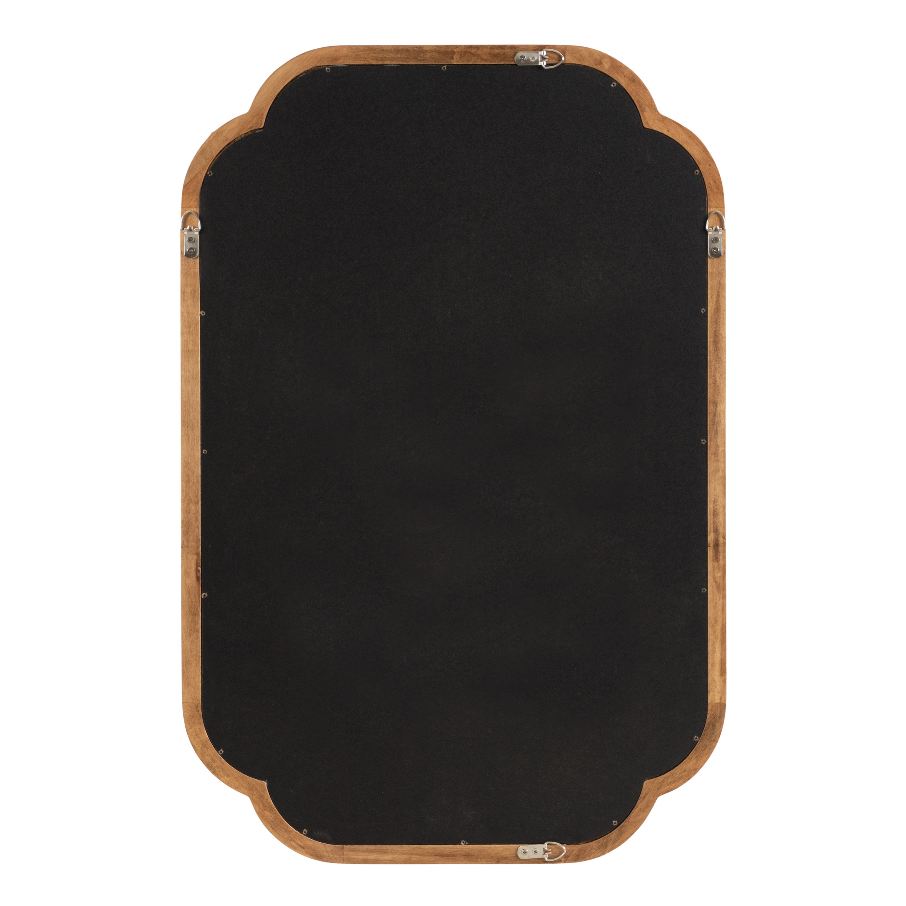 Scallop Mirror Rustic Brown 24x36 4