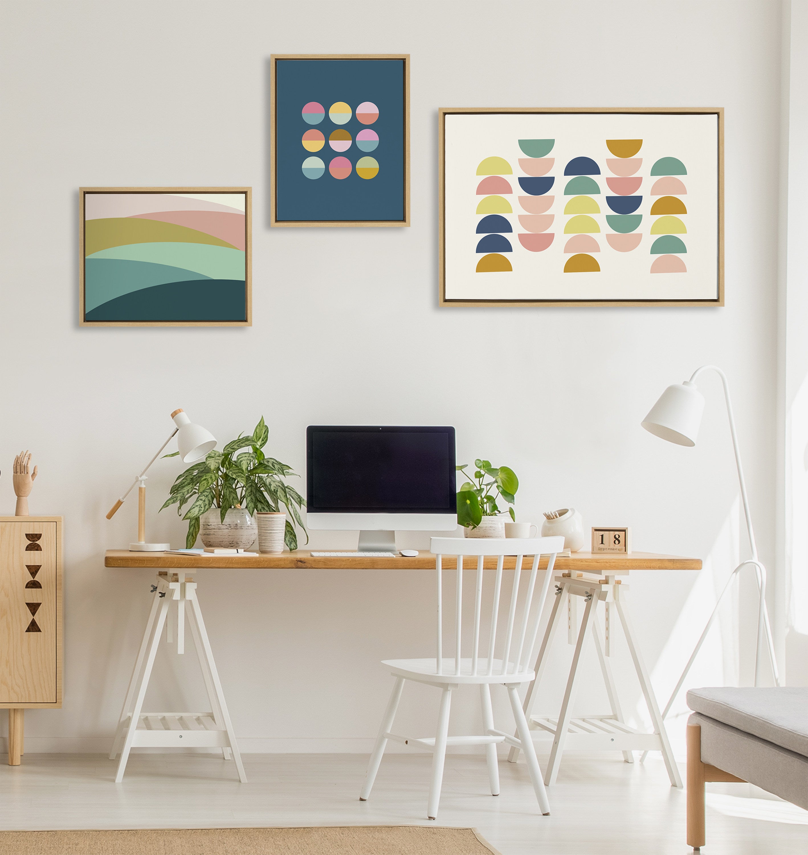 Art Set Sylvie Natural 3 Piece Set 5