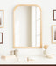 Arch Mirror Natural 24x36 6