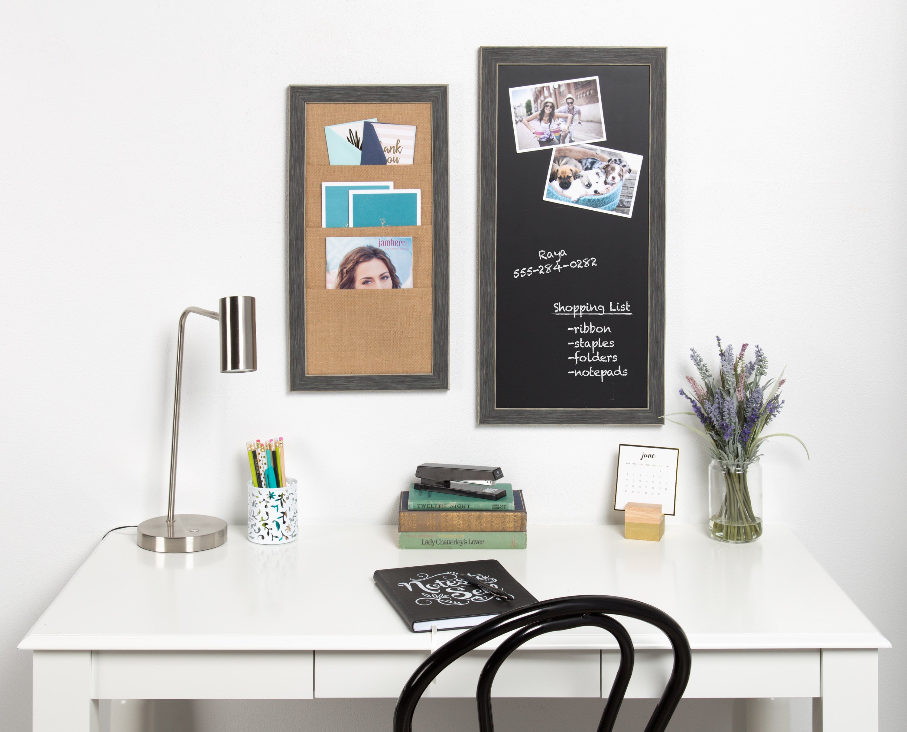 Wyeth Framed Magnetic Chalkboard