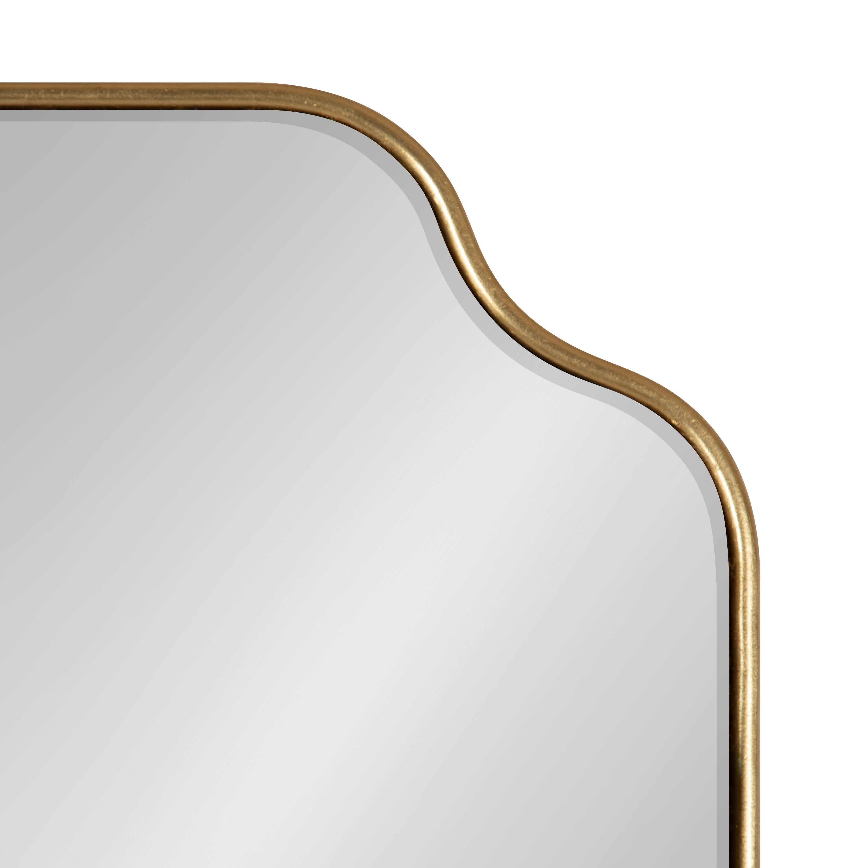 Scallop Mirror 24x36 Gold 3