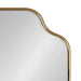 Scallop Mirror 24x36 Gold 3