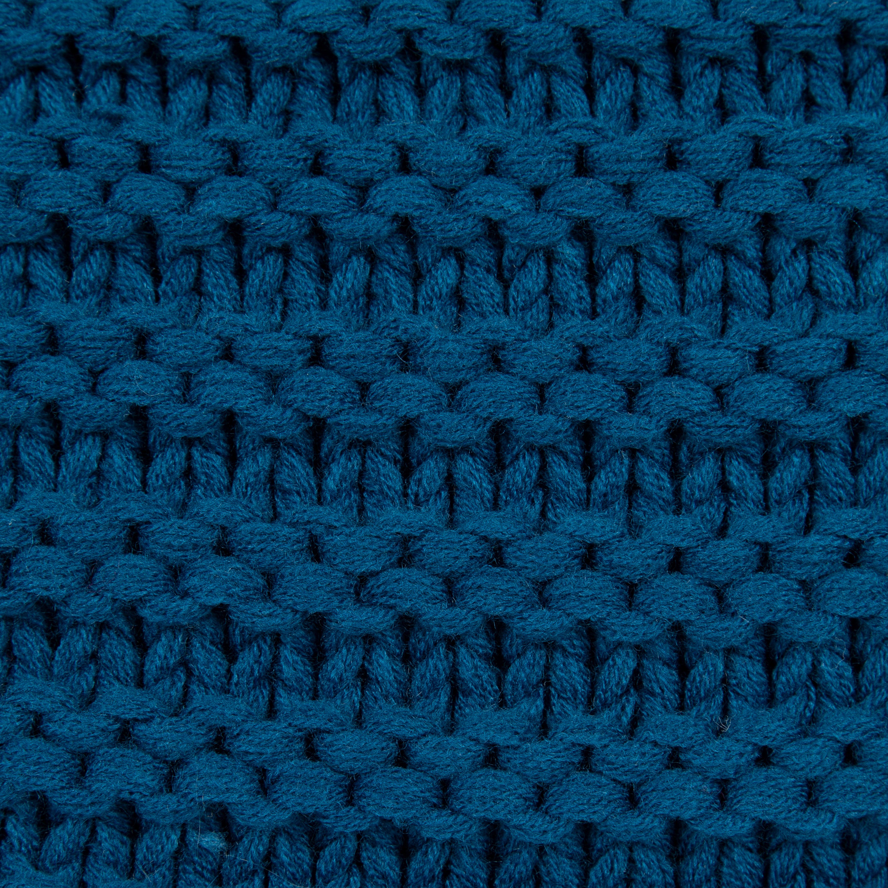 Tassey Large Knit Pillow Cover with Tassels