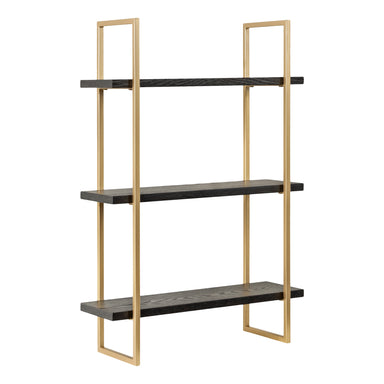 Accent Shelf 20x30 Black Gold 1