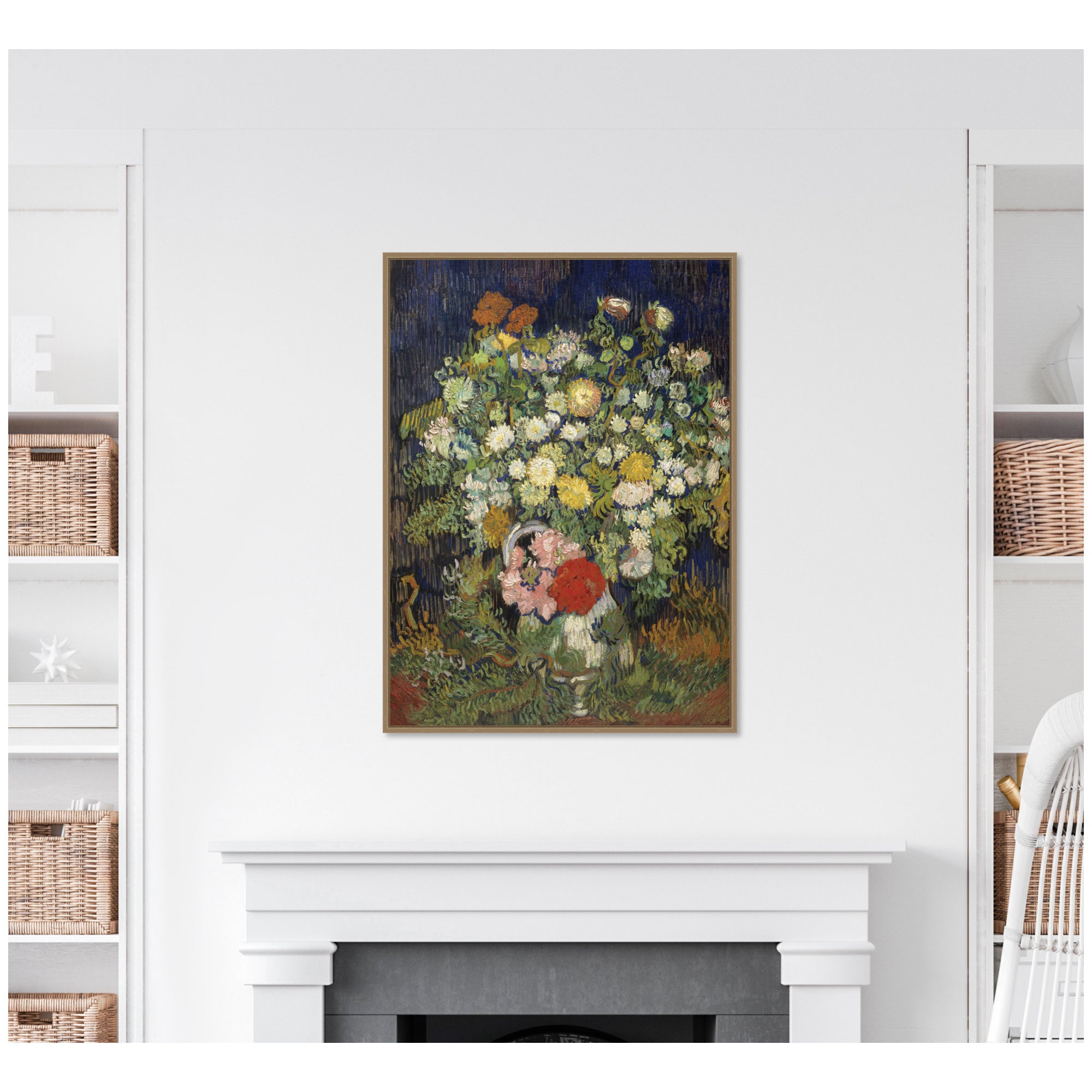 Framed Canvas 28 x 38 Sylvie Dark Gold 5