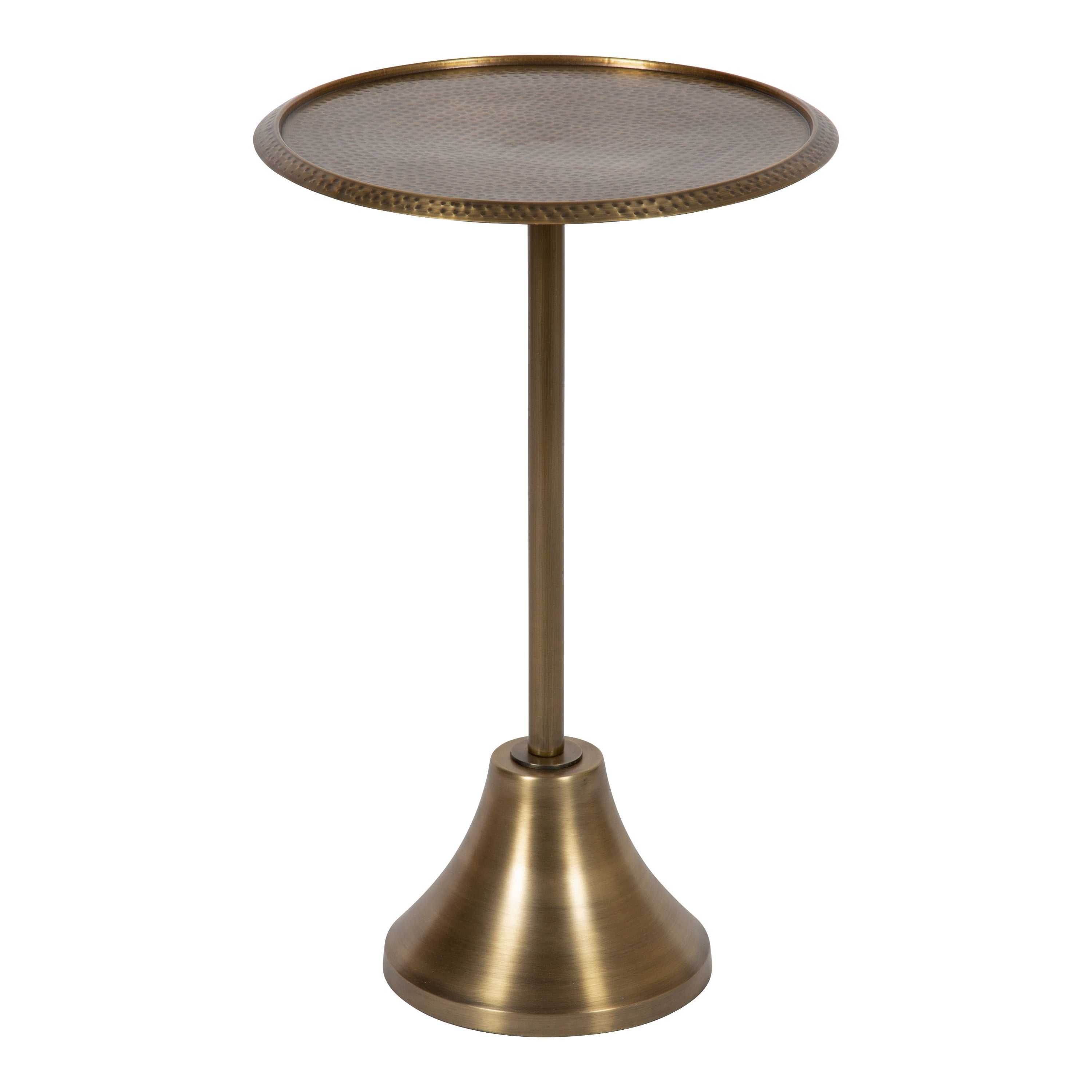 Side Table Gold 15x15x24 1