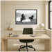 Framed Canvas Sylvie Black 33x23 5