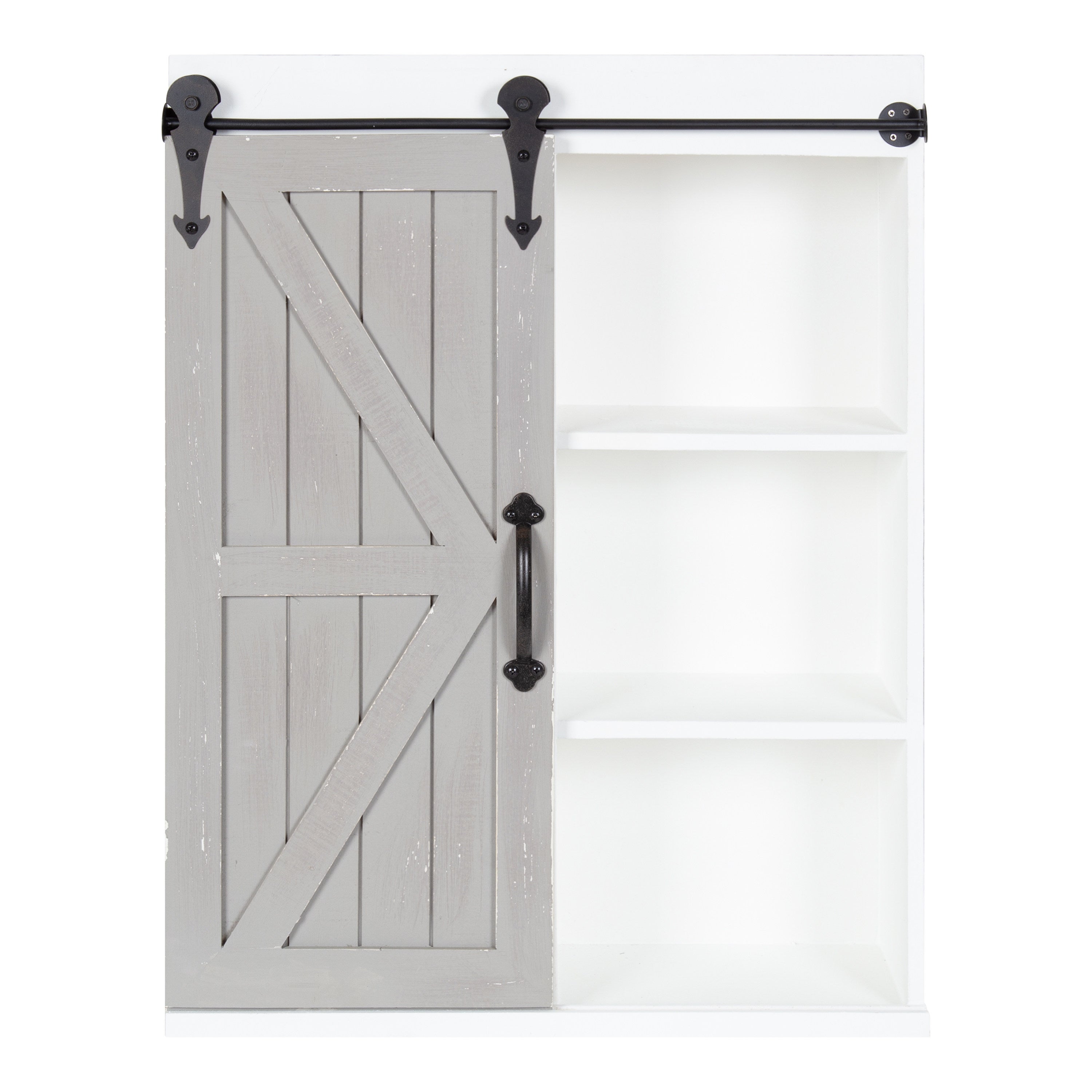 Cabinet White Gray 22x28 3
