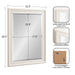 Rectangle Mirror White 22.5x28.5 2