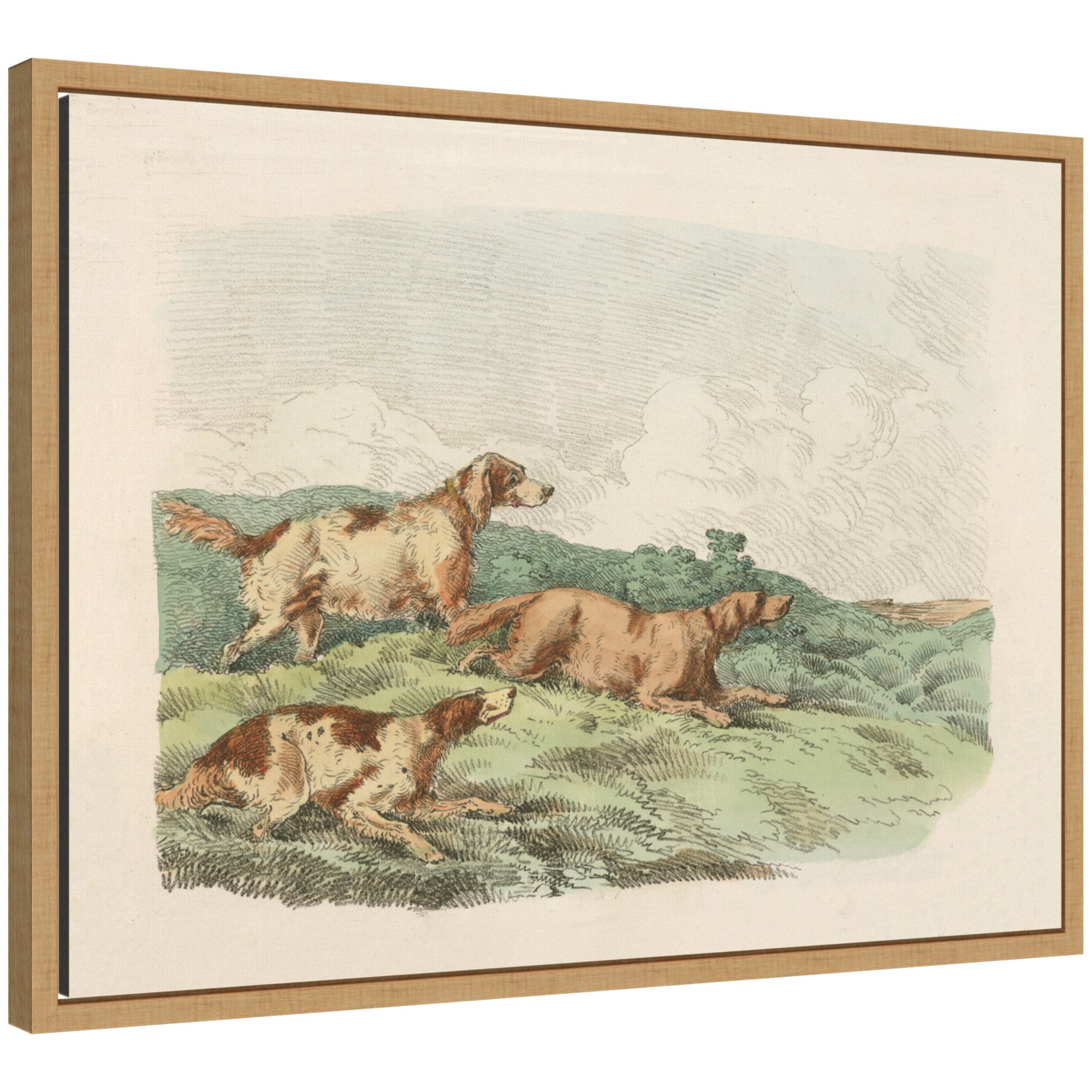 Framed Canvas 24x18 Sylvie Natural 1