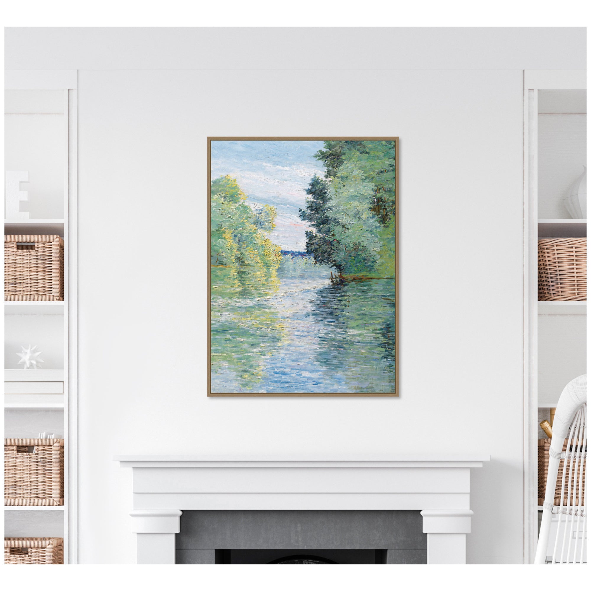 Framed Canvas 28 x 38 Sylvie Dark Gold 5