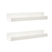 Floating Shelf White 2 Piece 24 Inch 1