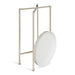Tea Table Silver White 14x14x26 4