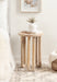 Side Table Natural Beige 14x14x20 6