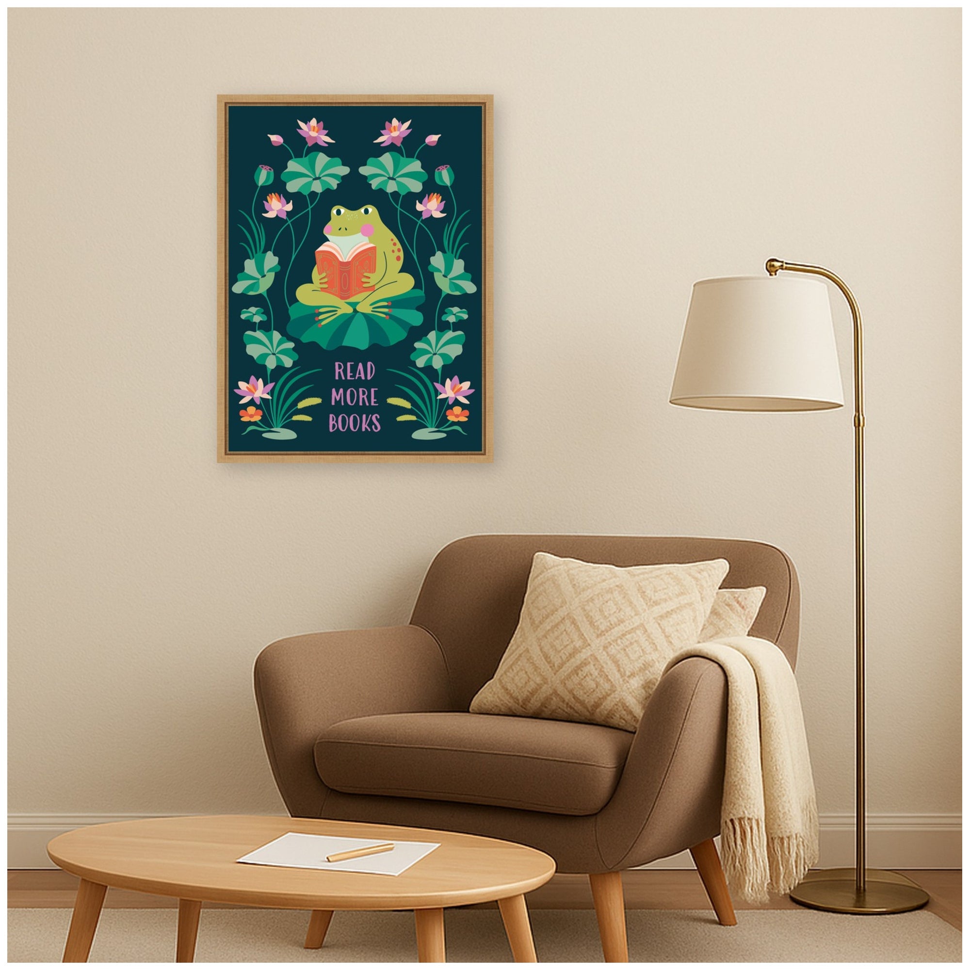 Framed Canvas 18x24 Sylvie Natural 6