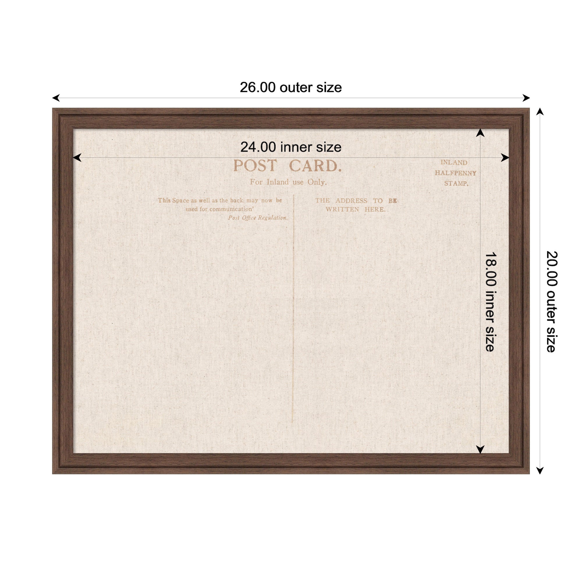 Pinboard Florence Medium Brown 26x20 2