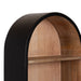 Accent Shelf Black Natural Beige 14x6x33 3