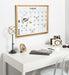 Monthly Calendars Gold 21.5x27.5 5